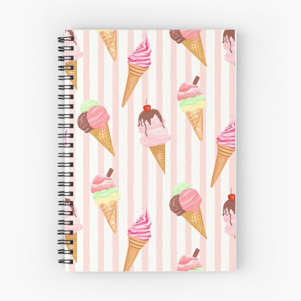 Item preview, Ice Cream Cones Pink Pattern designed and sold by Ditsy & Stitch.