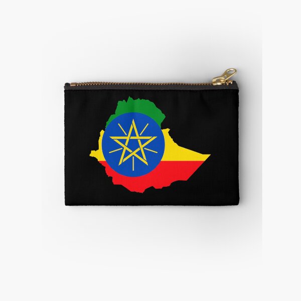 Item preview, Flag Map of Ethiopia designed and sold by DreamBrushy.