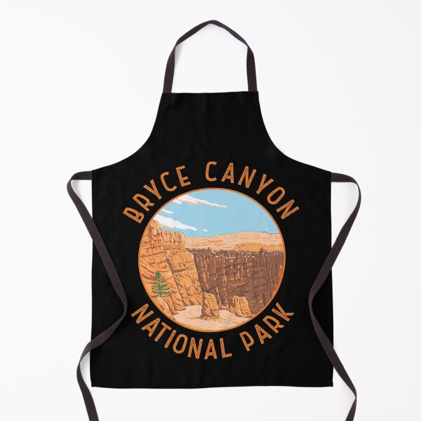 Item preview, Bryce Canyon National Park Landscape Retro Distressed Circle designed and sold by KrisSidDesigns.
