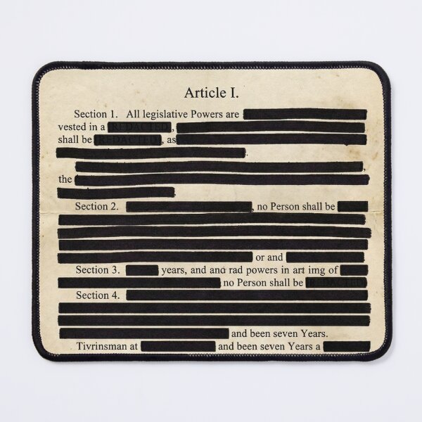 Item preview, Redacted designed and sold by Common-Thread.
