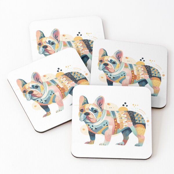 Item preview, Colorful dog stands out in art designed and sold by anytka.