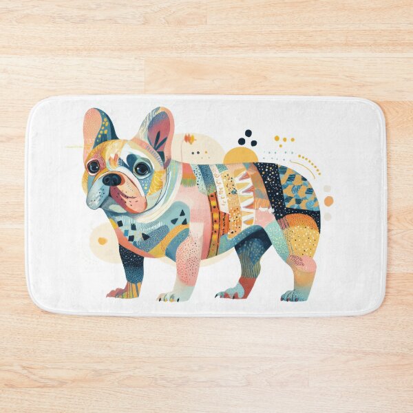 Item preview, Colorful dog stands out in art designed and sold by anytka.