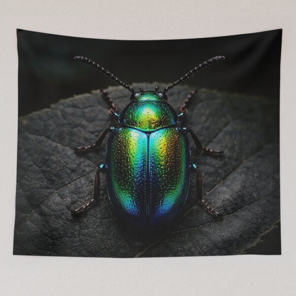 Item preview, Iridescent Jewel Beetle Macro designed and sold by Pixel Junkies Studio.