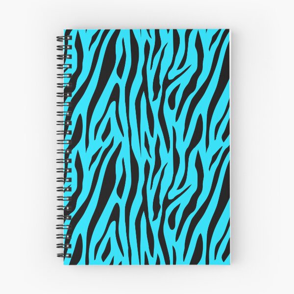 Item preview, mcbling series 8 neon blue and black zebra print designed and sold by quinnhopp.