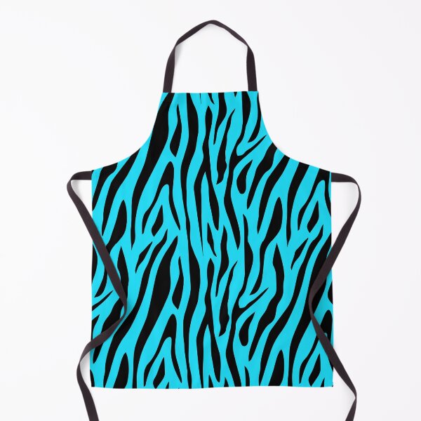 Item preview, mcbling series 8 neon blue and black zebra print designed and sold by quinnhopp.