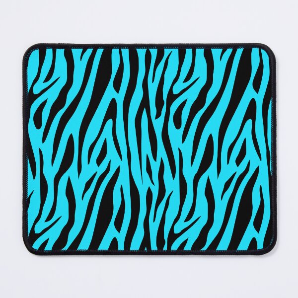 Item preview, mcbling series 8 neon blue and black zebra print designed and sold by quinnhopp.