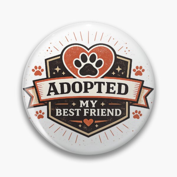 Item preview, Adopted My Best Friend Rescue Dog Adoption Design designed and sold by CLOUTKULT.