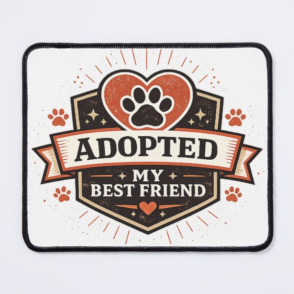 Item preview, Adopted My Best Friend Rescue Dog Adoption Design designed and sold by CLOUTKULT.