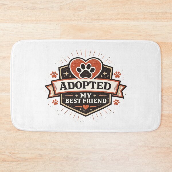 Item preview, Adopted My Best Friend Rescue Dog Adoption Design designed and sold by CLOUTKULT.