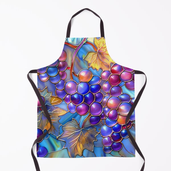 Item preview, Vibrant Grapevine Stained Glass Design designed and sold by MargaretWiktor.