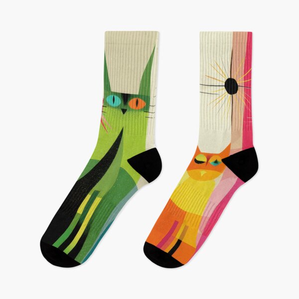Item preview, Colorful cats in a modern design designed and sold by anytka.