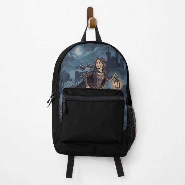 Item preview, Gothic Fantasy Escape Lantern Light Castle Illustration designed and sold by AmazingEG.