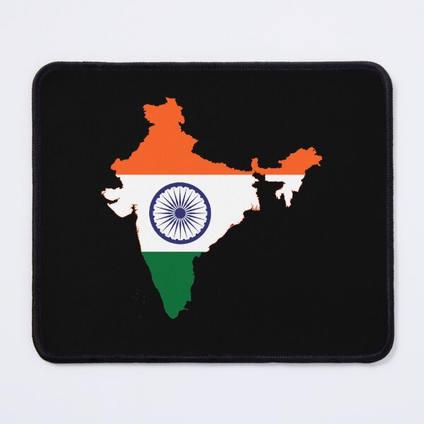 Item preview, Flag Map of India designed and sold by DreamBrushy.