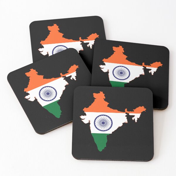Item preview, Flag Map of India designed and sold by DreamBrushy.