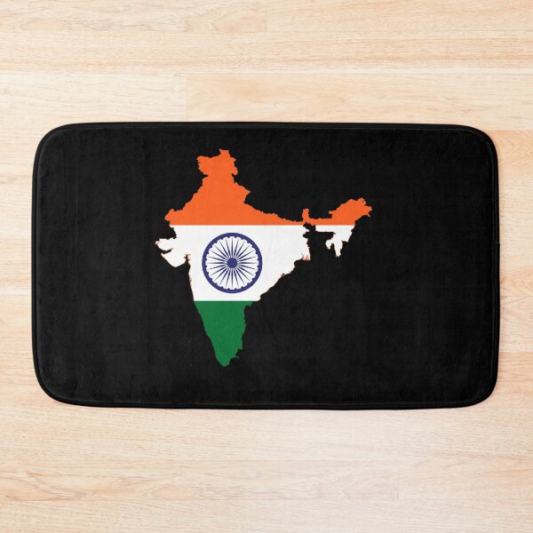 Item preview, Flag Map of India designed and sold by DreamBrushy.