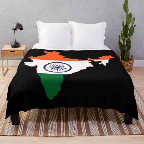 Item preview, Flag Map of India designed and sold by DreamBrushy.