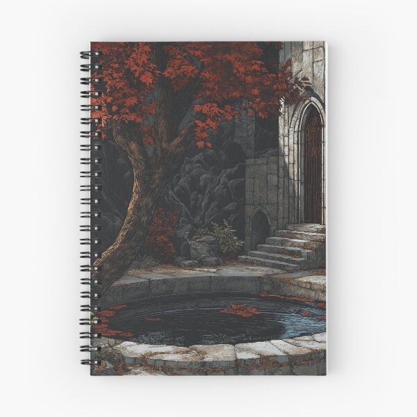 Item preview, Red Maple Pond – Dreamscapes Castle Respite designed and sold by TechDreamscapes.