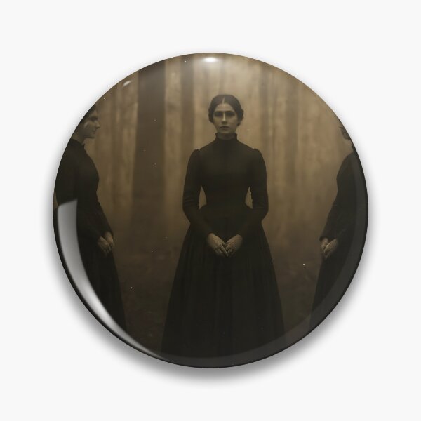 Item preview, Three Ghostly Women in Forest – Vintage Sepia Soul Aesthetic Photo designed and sold by EmeraldeaArt.