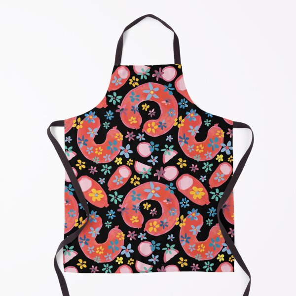Item preview, Blommig falukorv - funny Swedish sausage with flowers designed and sold by Goddessart.