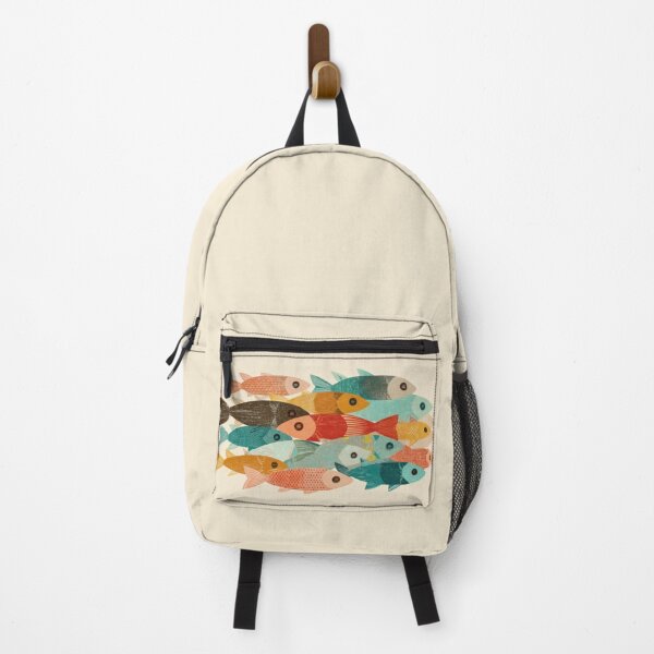 Item preview, Fish swim together brightly designed and sold by anytka.