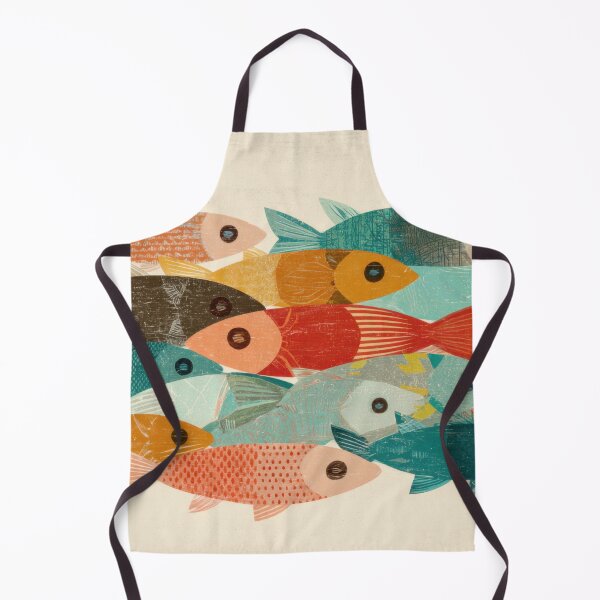 Item preview, Fish swim together brightly designed and sold by anytka.