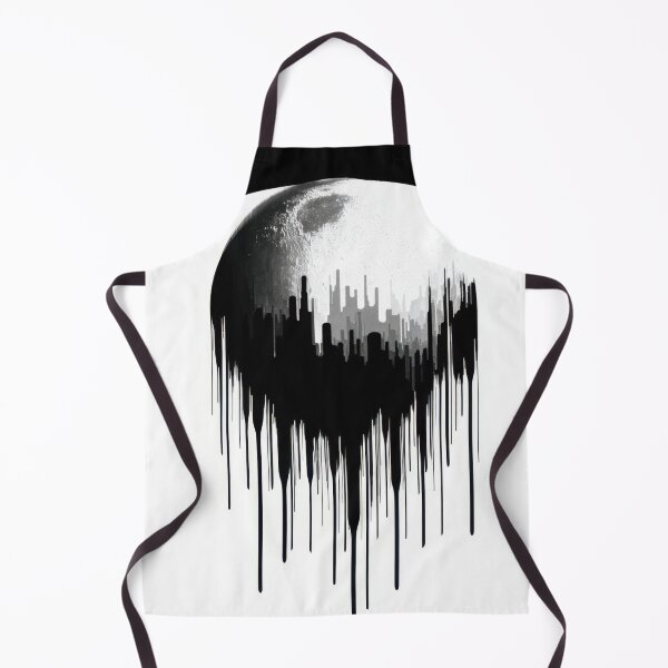 Item preview, Melting moon in black white designed and sold by anytka.