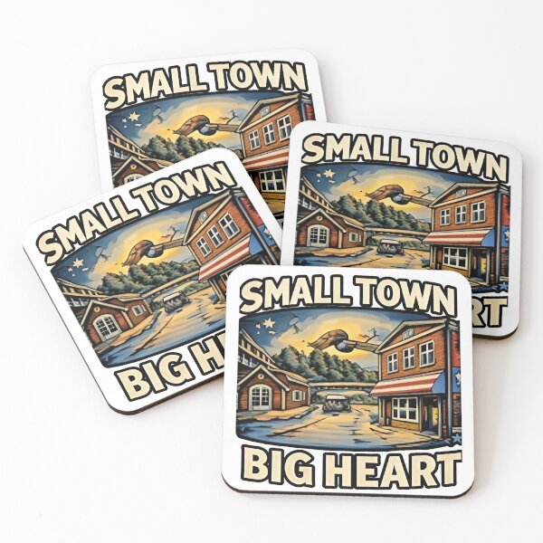 Item preview, Small Town Big Heart Community Art designed and sold by Ladys-Gents.