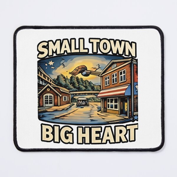 Item preview, Small Town Big Heart Community Art designed and sold by Ladys-Gents.