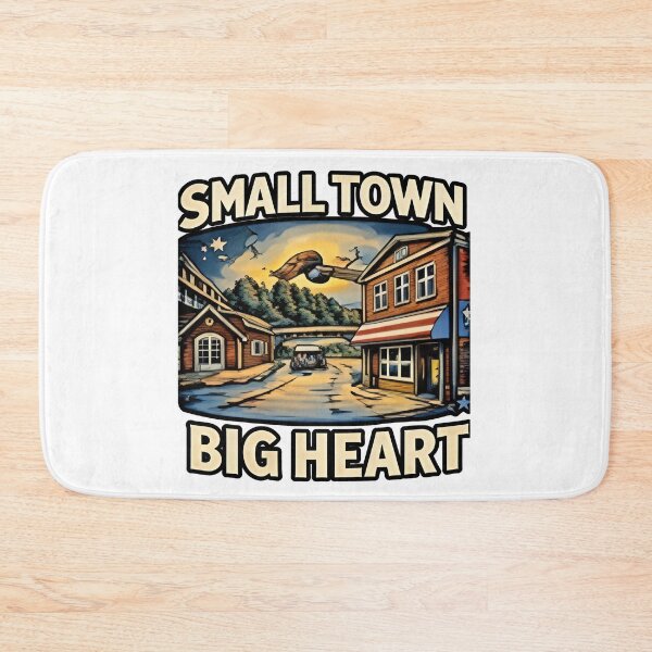 Item preview, Small Town Big Heart Community Art designed and sold by Ladys-Gents.