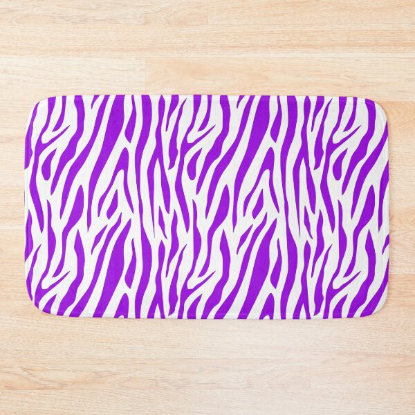 Item preview, mcbling purple and white tiger zebra print designed and sold by quinnhopp.