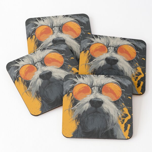 Item preview, Dog wearing sunglasses in art style designed and sold by anytka.