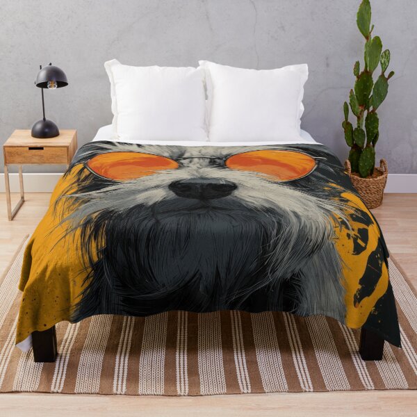Item preview, Dog wearing sunglasses in art style designed and sold by anytka.