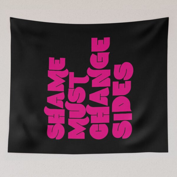 Item preview, Shame must change sides - pink designed and sold by kobyakov.