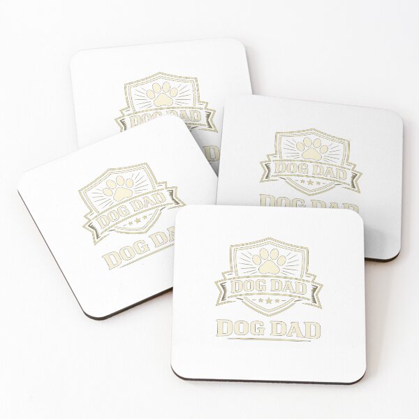 Artikelvorschau, Dog Dad Paw Badge Pet Parent Gift Design entworfen und verkauft von CLOUTKULT.