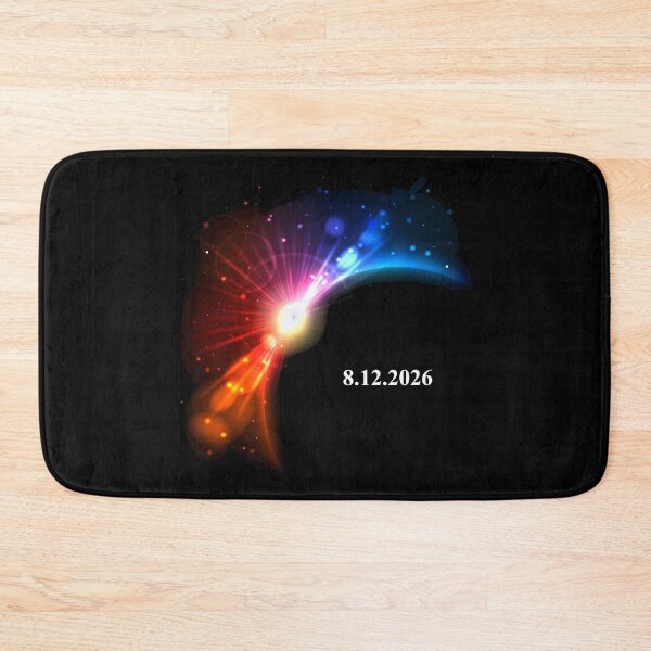 Item preview, total solar eclipse August 12, 2026 black rainbow designed and sold by Gossip Rag.