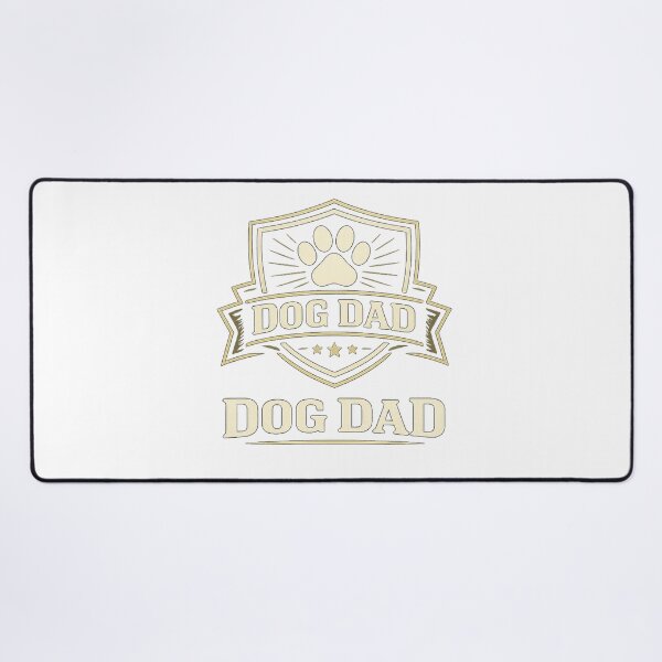 Artikelvorschau, Dog Dad Paw Badge Pet Parent Gift Design entworfen und verkauft von CLOUTKULT.