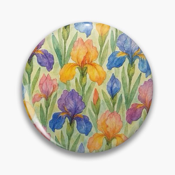 Item preview, Spring Iris Meadow  designed and sold by TinCatOutPost.