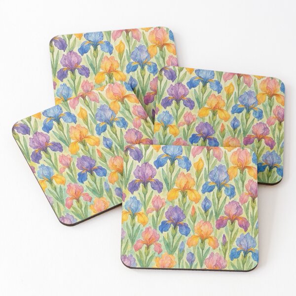 Item preview, Spring Iris Meadow  designed and sold by TinCatOutPost.