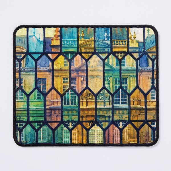 Item preview, The World in Panes - European Palace Watercolor Art Print designed and sold by DunnDunnDunnDunn.