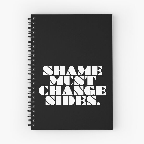 Item preview, Shame must change sides - bold typography art designed and sold by kobyakov.