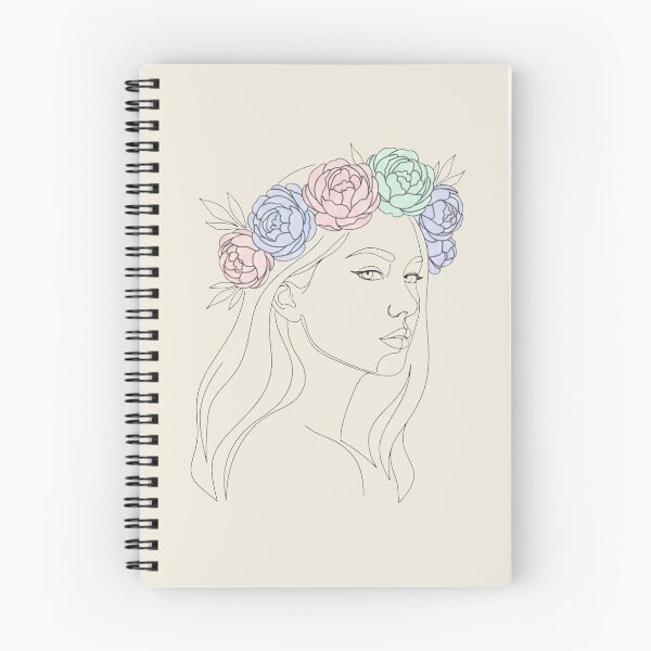 Item preview, Beautiful Woman No. 2: Minimalist Fine Line Portrait designed and sold by NoraStudioArt.