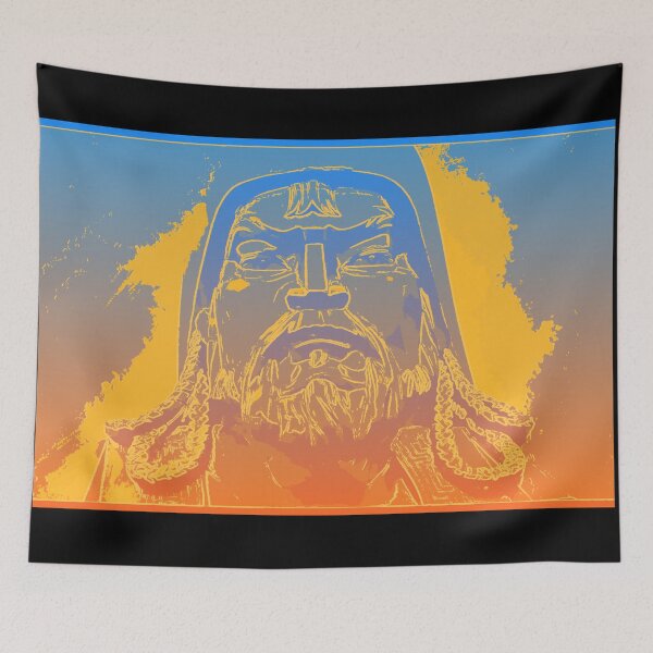 Item preview, Vaporwave Genghis Khan 4220 Ulaanbaatar designed and sold by Werewolf in the air.