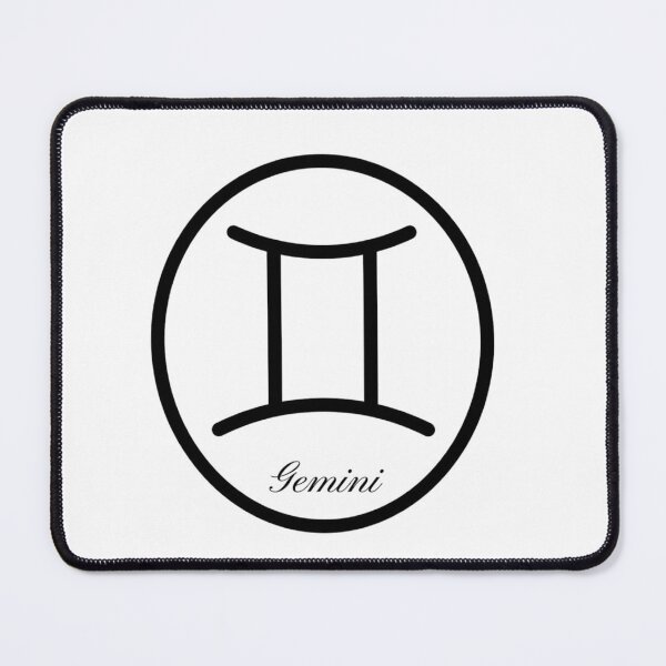 Item preview, Gemini Zodiac Sign - Minimalist Circular Symbol designed and sold by ESENIC.