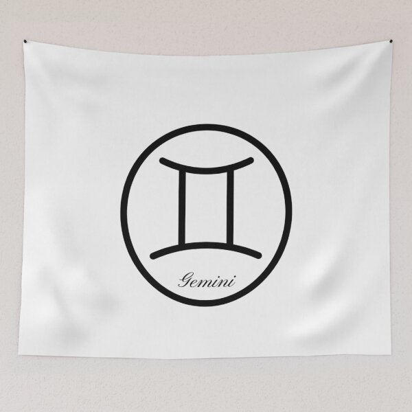 Item preview, Gemini Zodiac Sign - Minimalist Circular Symbol designed and sold by ESENIC.