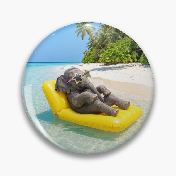 Item preview, Baby Elephant in a Tropical Paradise designed and sold by Tridentulus.