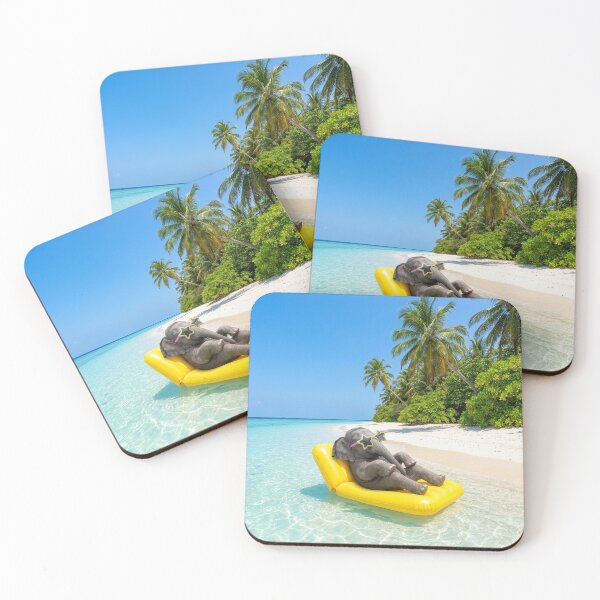 Item preview, Baby Elephant in a Tropical Paradise designed and sold by Tridentulus.
