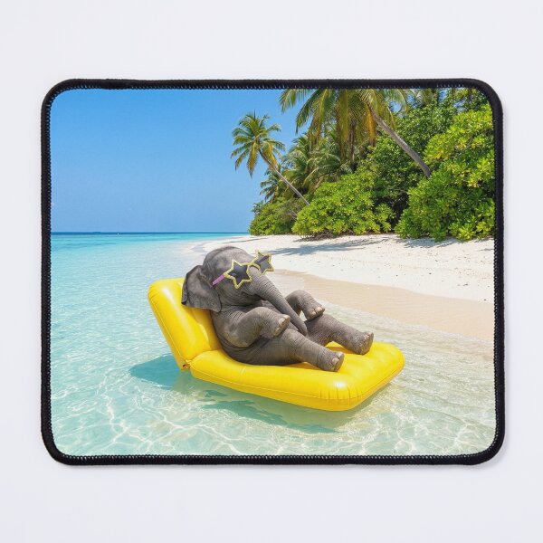 Item preview, Baby Elephant in a Tropical Paradise designed and sold by Tridentulus.