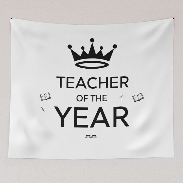 Item preview, Teacher Of The Year Award Design – Best Teacher Appreciation Gift designed and sold by CyfroweMysli.