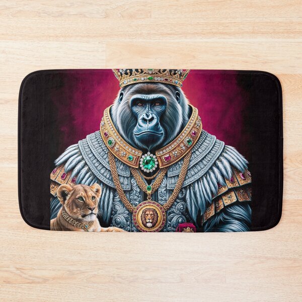 Item preview, Gorilla king with lion cub as foster father designed and sold by LioTou.