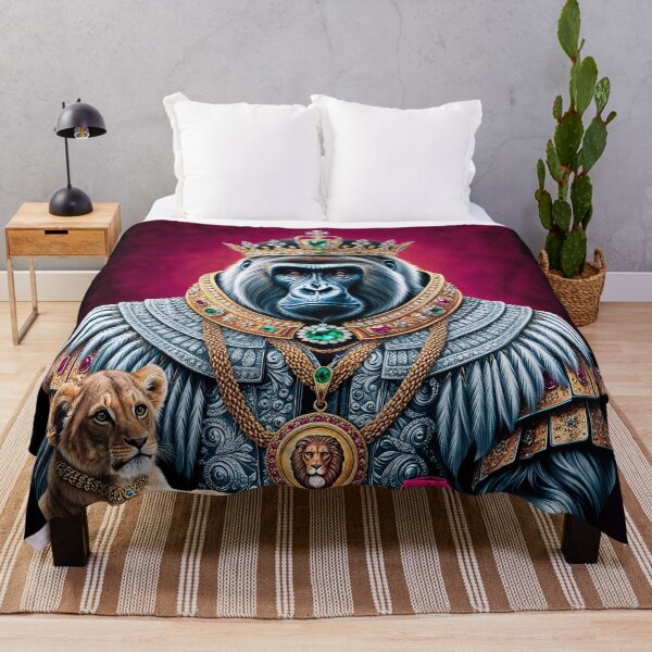 Item preview, Gorilla king with lion cub as foster father designed and sold by LioTou.